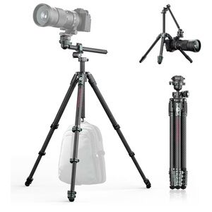 Cameras, Photo & Video | Ulanzi Jjo5 Travel Tripod Carbon Fiber Tripod ...